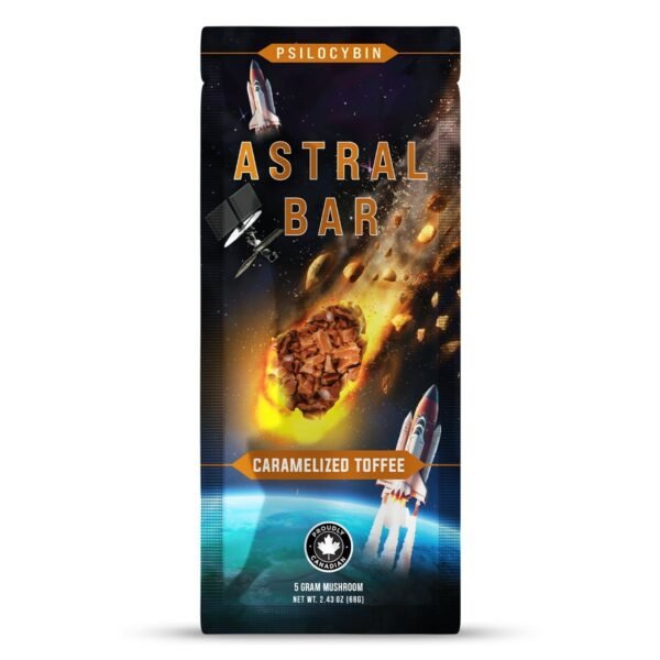 Astral Bars – Caramelized Toffee – Psilocybin Chocolate 5 G