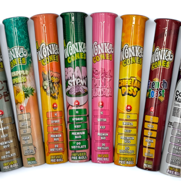 Infused pre-rolls 1.5g - Wonka (Hybrid, Indica, Sativa)
