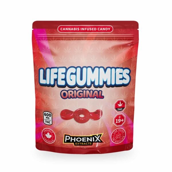 THC Candy - Life Gummies 600 MG - Phoenix Extract