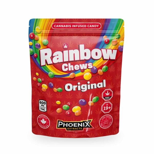 THC Candy - Rainbow Chews - 600 MG - Phoenix Extract